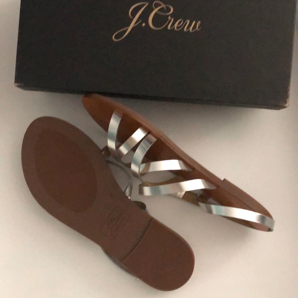 NEW JCREW CROSS SANDAL - Picture 3 of 3